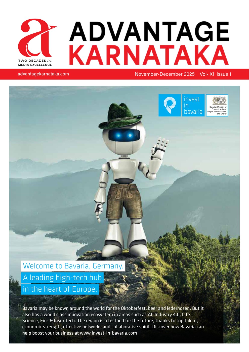 Advantage Karnataka — November–December 2025 cover